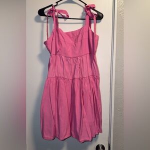 Pink Sleeveless Dress